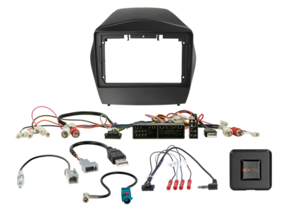 ACV - 2-DIN inbouwkit voor 9-inch radio Hyundai Tucson SWI/AMP/antenne/USB - artikel 691143-94-1-3
