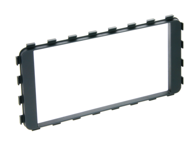 2-DIN Paneel Toyota iQ (AJ1) 2009-2014 - Zwart