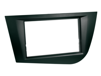 2-DIN Paneel Seat Leon (1P/ 1PN) 09/2005-03/2009 - Zwart