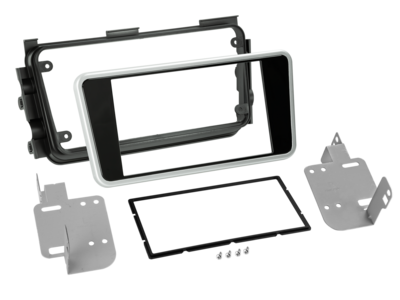 2-DIN Paneel Nissan Micra 2017-2019 - Piano Zwart