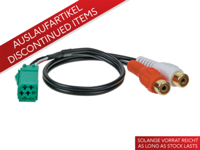AUX IN Adapter Renault Clio/ Mégane/ Laguna/ Kangoo/ Twingo met AUX mogelijkheid