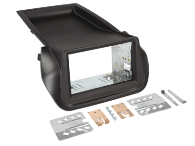 2-DIN Paneel Citroën Nemo - Fiat Fiorino - Peugeot Bipper - Zwart