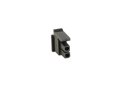 Molex Micro Fit connector behuizing 2 pin > vergrendelingsnokzijde