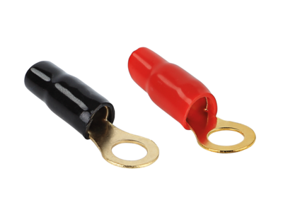 Ring kabelschoen 16 mm² > 6,4 mm 2 x rood 2 x zwart