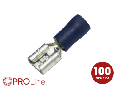 Vlakstekker Blauw 1.5 - 2.5mm² / Breedte 4.8mm (100 stuks) ACV PROLine