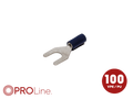 Kabelvork 1.5x2.5 blauw M6 (100stuks) ACV PROLine