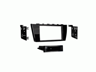 2-DIN-radiopaneel met opbergvak Mitsubishi Mirage/Space Star