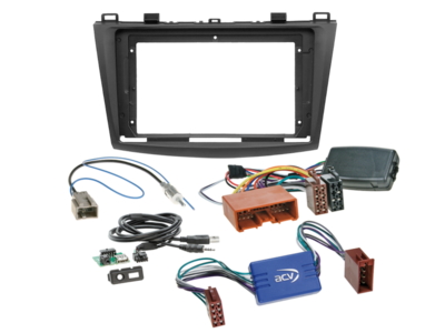 ACV - 2-DIN inbouwkit voor 9-inch radio Mazda 3 SWI/antenne/USB - artikel 691170-91-1-5