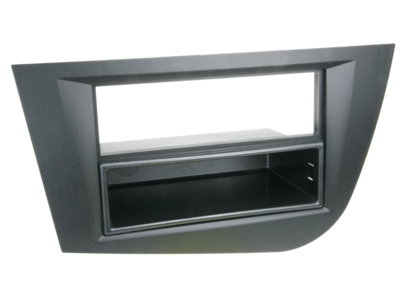 2-DIN Paneel Seat Leon (1P/ 1PN) 09/2005-03/2009 - zwart