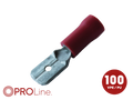 Kabelschoen 2.8x0.8 rood (100stuks) ACV PROLine