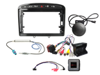 ACV - 9" Kit Peugeot 308 2007-2015 piano zwart RD4 SWI/PDC - 2-DIN Kit - artikel 691041-90-1-3