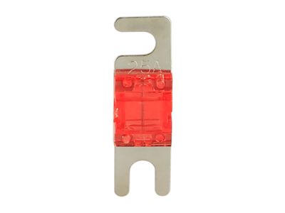 Mini ANL zekering 25 Ampere 4 stuks Zilver