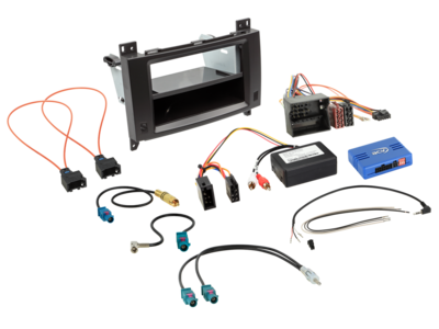 2-DIN Kit met Vak Diverse Mercedes Benz SWI/Analoog/Antenne