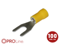 Kabelvork 4.0x6.0 geel M6 (100stuks) ACV PROLine