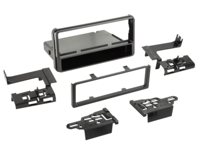 1-DIN Paneel Toyota Hilux (N25) 2005-2011 - zwart
