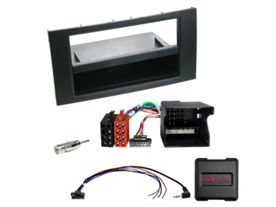 1-DIN kit met vak Ford diverse voertuigen zwart