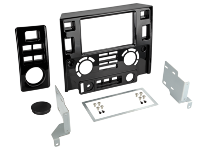 2-DIN Paneel Land Rover Defender 2007- Piano Black
