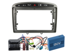 ACV - 9" Kit Peugeot 308 2007-2015 grijs CAN Bus Pro - 2-DIN Kit - artikel 691041-90-2-1