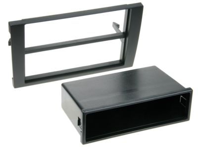2-DIN Paneel Audi A4 B6 / B7 (8E) - Seat Exeo (3R) - Zwart