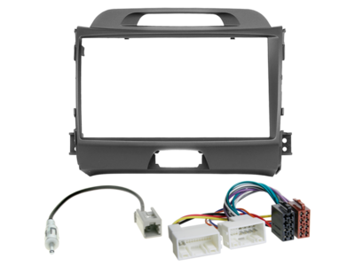 ACV - 2-DIN inbouwkit voor 9-inch radio Kia Sportage antenne - artikel 691178-90-1-1