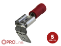 kabelschoen 5st.6.3x0.8 male rood 5stuks in blister