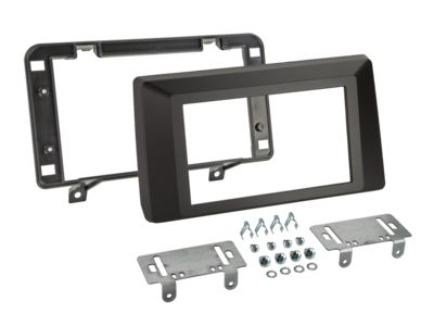 2-DIN Paneel Dacia Duster (SR) 2021-2022 - zwart