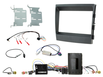 2-DIN Inbouw-KIT Porsche Panamera 2009-2016 Infoadapter/analoge versterker