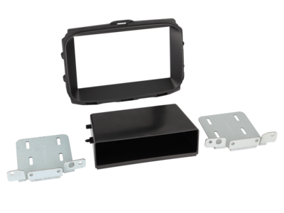 2-DIN Paneel Alfa Romeo Giulietta (940 facelift) 04/2010-> - Zwart