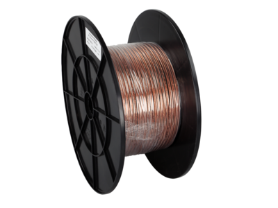 Luidspreker kabel 2 x 1,50 mm transparant mint 200 Meter