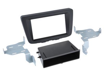 2-DIN Paneel Suzuki Baleno 2016-2019 - Zwart