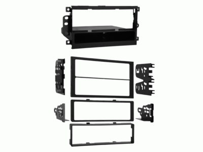 2-DIN PaneelCadillac/Chevrolet/GMC/Hummer/Suzuki Zwart