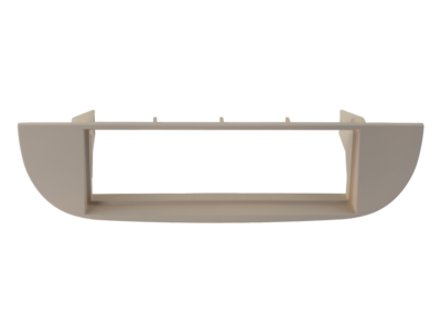 1-DIN Paneel Fiat 500 (ZAF 312)- 2007-2015 - Beige