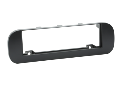 1-DIN Paneel Fiat Panda (ZAF 319) 2012-2020 - Mat Zwart