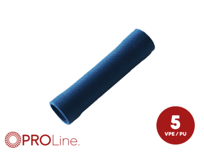 kabelverb. 5stuks 1.5x2.5 blauw in blister