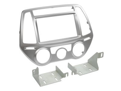 2-DIN Paneel Hyundai I20 2012-2014 - Zilver