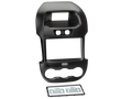 2-DIN Paneel Ford Ranger 2012-2014 - Zwart Met Display