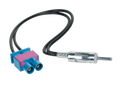 Antenne Adapter DIN Dubbel-FAKRA (m) > DIN (m) Audi -Seat -Maserati -VW -Skoda...