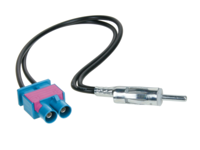 Antenne Adapter DIN Dubbel-FAKRA (m) > DIN (m) Audi -Seat -Maserati -VW -Skoda...