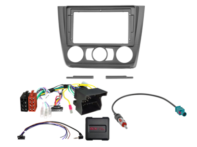 9" Kit BMW 1series 2007-2013 manual air condition SWC
