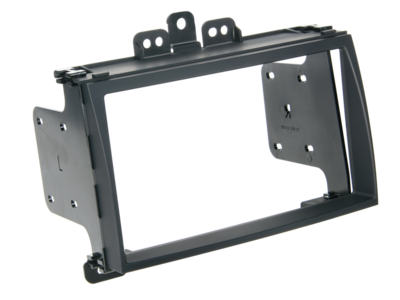 2-DIN Paneel Hyundai I20 2009-2012 - Rubbertouch Zwart