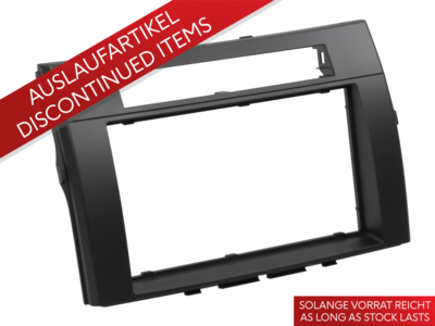2-DIN Paneel Toyota Corolla Verso 2004-2009 - zwart