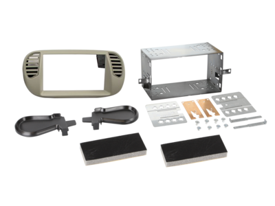 2-DIN Paneel Fiat 500/ 500 C - Parelmoer