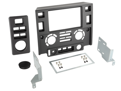 2-DIN Paneel Land Rover Defender 2007-2016 - zwart