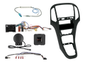 ACV - 2-DIN inbouwkit met aflegbakje Opel Astra J 2009 - 2018 zwart SWI - artikel 611230-23-12