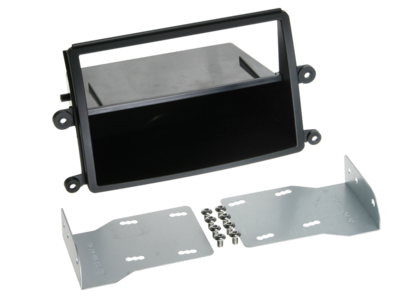 2-DIN Paneel Mitsubishi L200 (KAOT) 03/2006-10/2015 - Zwart