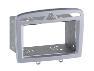2-DIN Paneel Peugeot 308 (4**) 308 SW (4**) 308 CC (4**) - Warm zilver