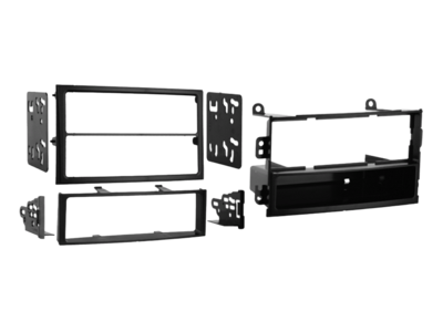 2-DIN Paneel Nissan 350Z (Z33) 2003-2005 - zwart