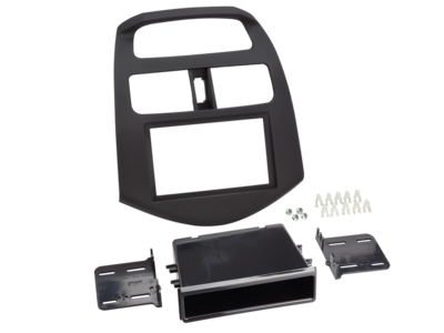 2-DIN Paneel Chevrolet Spark 2013-2015 - Zwart