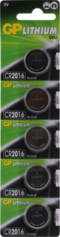 GP Lithium knoopcel CR2016 blister 5x1
