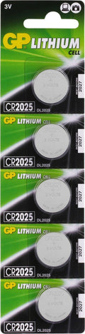 GP Lithium knoopcel CR2025 blister 5x1